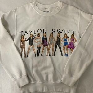 Taylor Swift 1989 White Crewneck